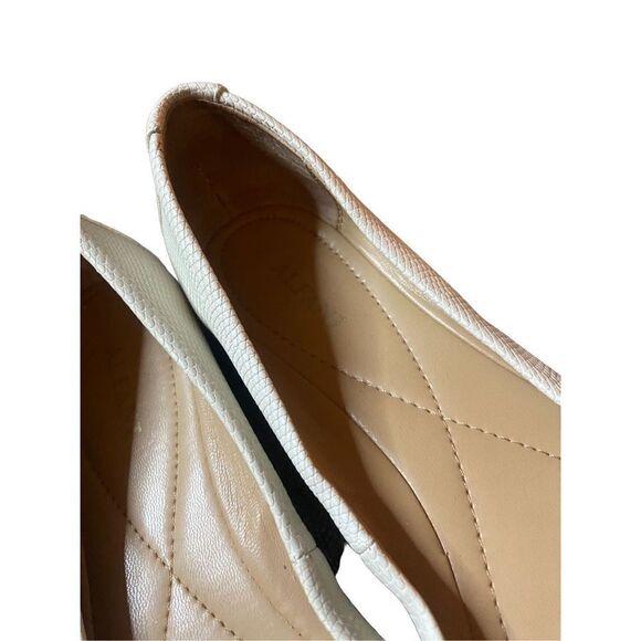 Alfani Cream Textured Vegan Leather Flats - Picture 5 of 11
